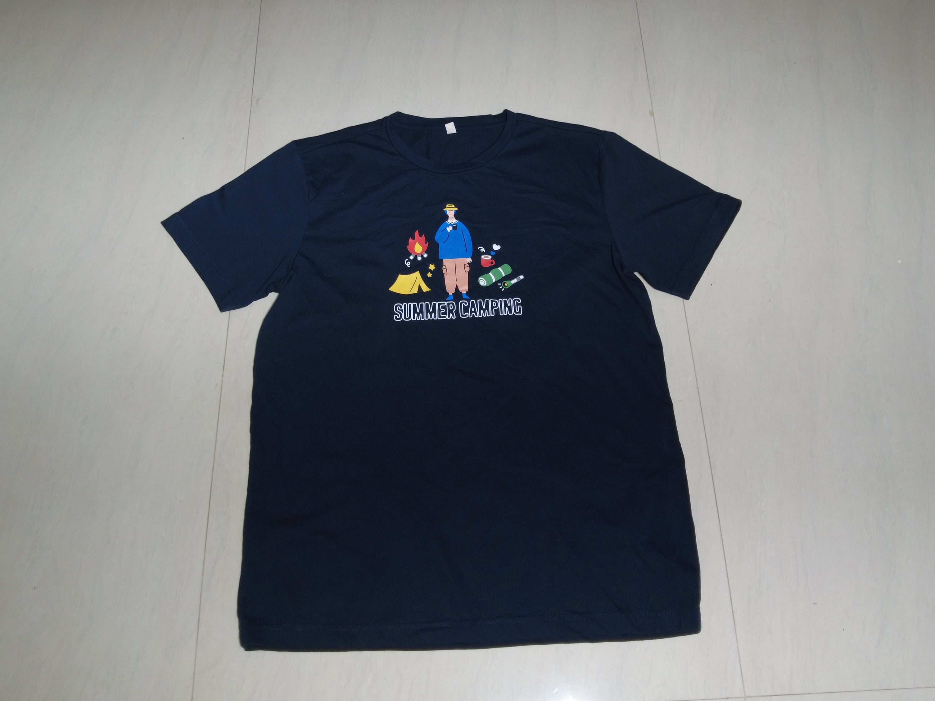 Style blues "summer camp" T-shirt
