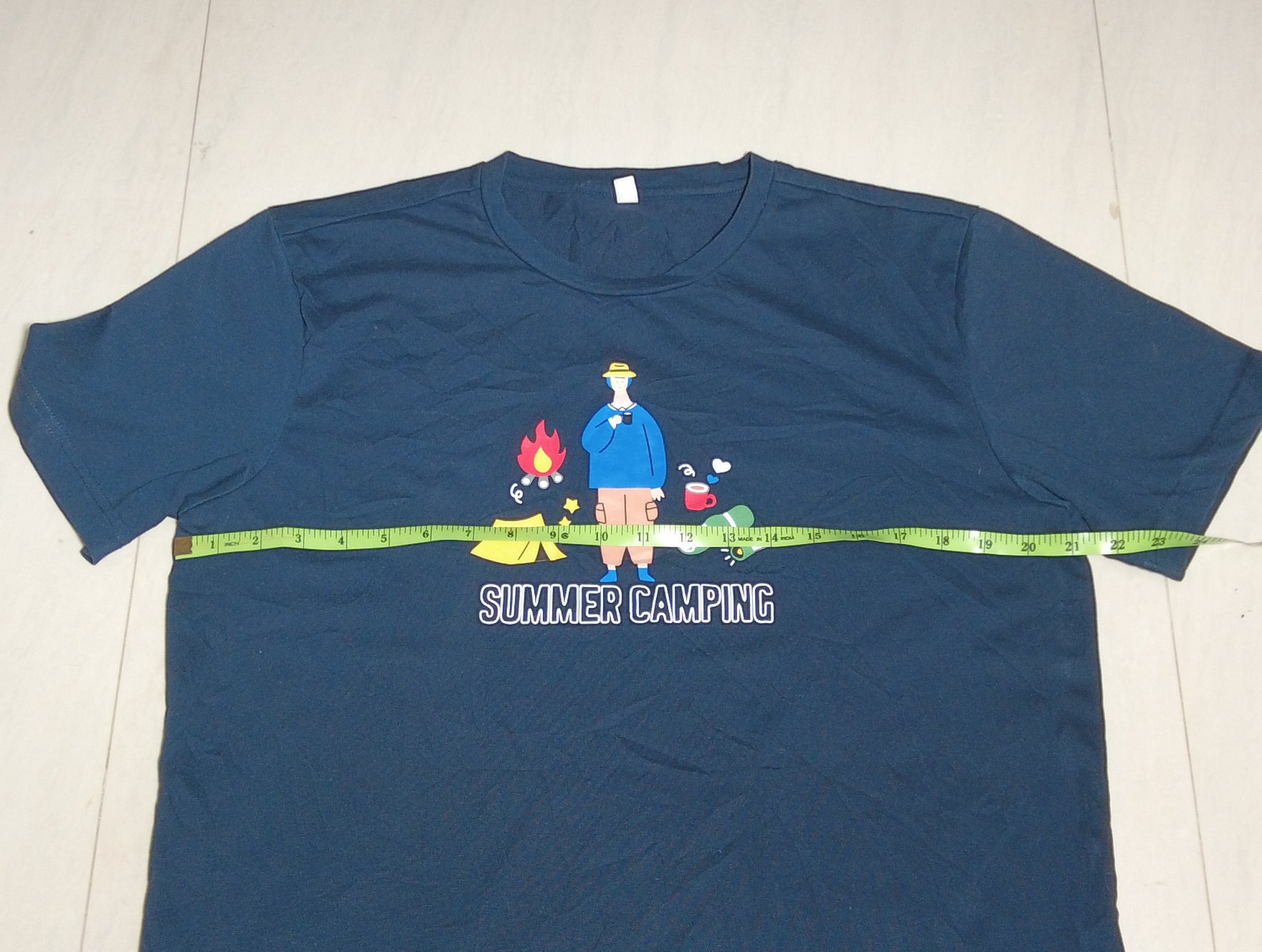 Style blues "summer camp" T-shirt
